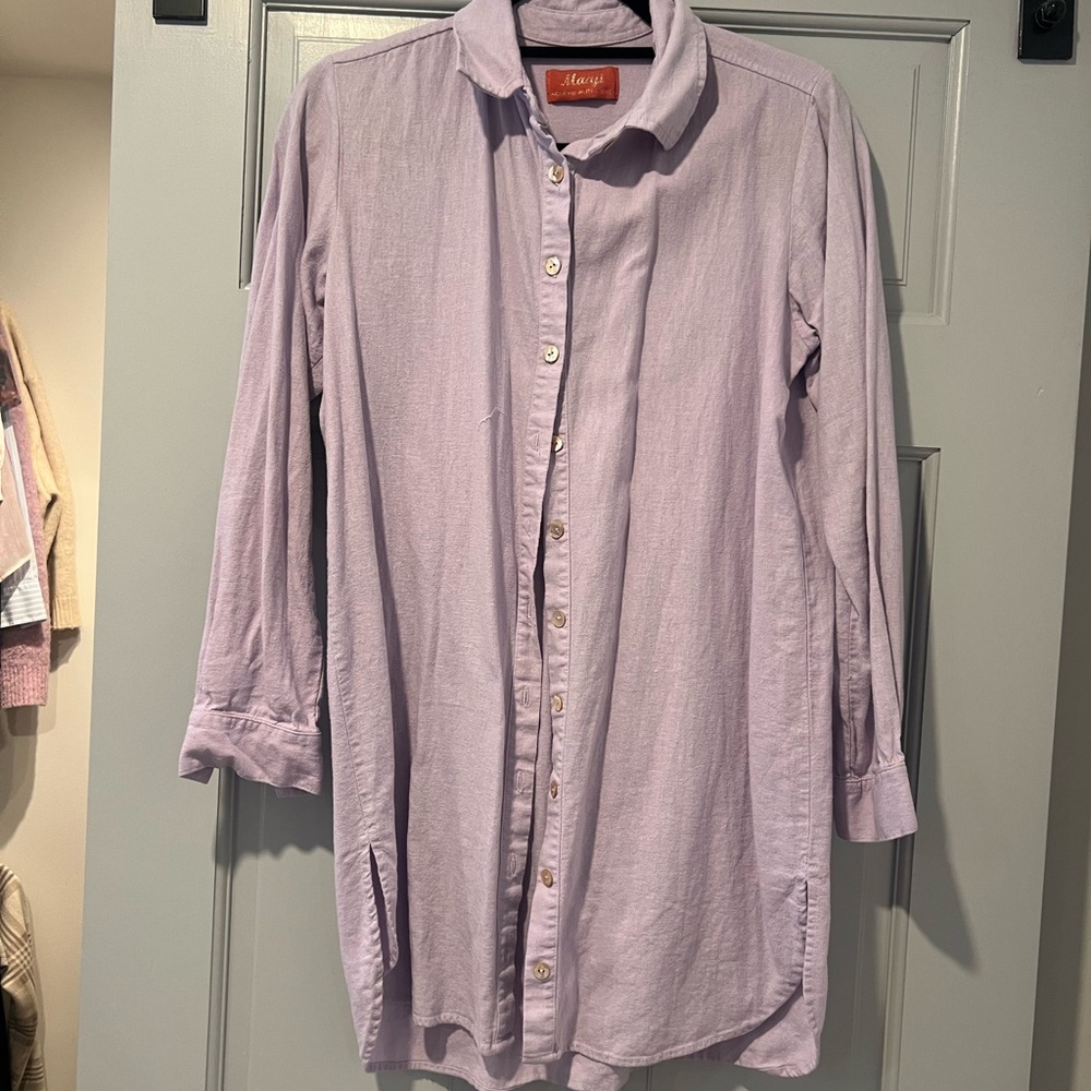 Women’s Maaji Mauve Light Purple Casual Cover-up shirt